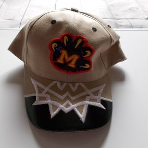 Baseball Hat Beige Strapback adjustable,Embroidere